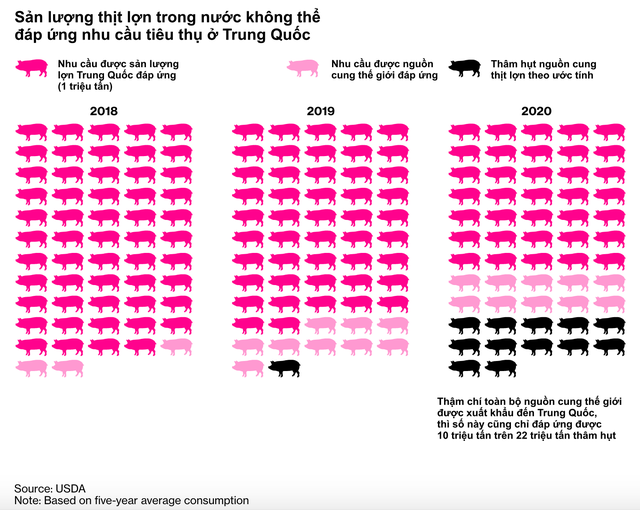 Toàn bộ nguồn cung thịt lợn của cả thế giới cũng không thể bù đắp cho nhu cầu sử dụng quá lớn ở Trung Quốc! - Ảnh 2.