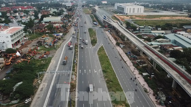 Nhìn từ trên cao nút giao thông cửa ngõ phía Đông Sài Gòn vừa thông xe - Ảnh 5.