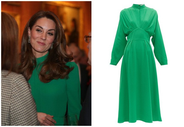 Diện váy 30 triệu đồng, Công nương Kate “cân” cả Hoàng gia Anh, đọ sắc với Đệ nhất phu nhân Mỹ - Ảnh 5.
