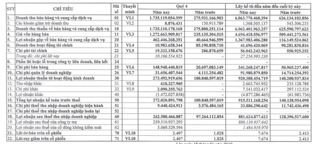 Hậu sáp nhập, Hóa chất Đức Giang (DGC) lãi năm 2018 lên tới 882 tỷ đồng cao gấp 7 lần cùng kỳ - Ảnh 1.