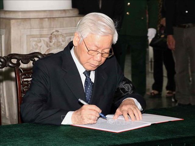  Lễ tang cấp Nhà nước nguyên Phó Chủ tịch Quốc hội Nguyễn Phúc Thanh  - Ảnh 4.
