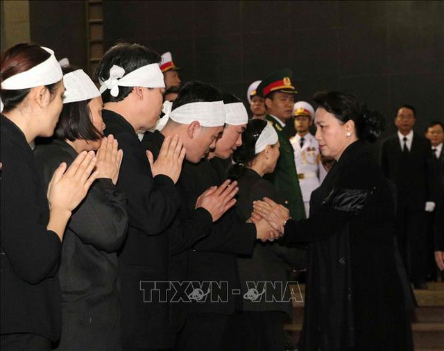  Lễ tang cấp Nhà nước nguyên Phó Chủ tịch Quốc hội Nguyễn Phúc Thanh  - Ảnh 8.