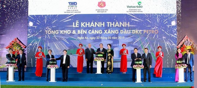 Khánh thành Tổng kho và bến cảng xăng dầu DKC Petro do Vietcombank tài trợ vốn - Ảnh 1.