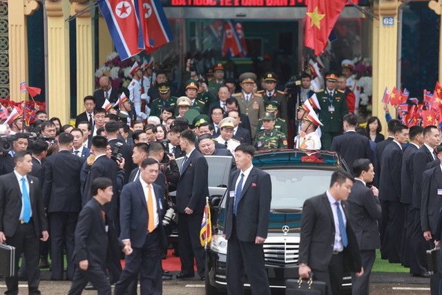  [ẢNH] Toàn cảnh buổi tiếp đón nhà lãnh đạo Triều Tiên Kim Jong Un tại ga Đồng Đăng - Ảnh 12.