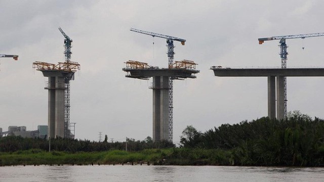  Ảnh: Cầu dây văng tĩnh không cao nhất Việt Nam trên cao tốc Bến Lức - Long Thành - Ảnh 11.