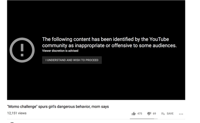 YouTube đang xoá bỏ tất cả các video về yêu quái Momo - Ảnh 1.