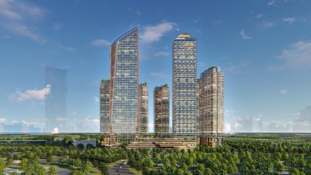 Loạt tòa tháp chọc trời dồn dập đổ bộ, biến nơi đây thành trung tâm tài chính - thương mại mới của Hà Nội - Ảnh 3.