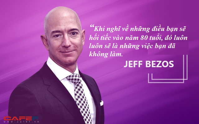 Tỷ phú giàu nhất thế giới Jeff Bezos: Khi 80 tuổi, tôi chắc chắn sẽ không hối hận vì những gì đã thử trong đời - Ảnh 1.