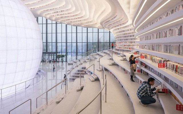 Choáng ngợp với vẻ đẹp của thư viện quốc dân lớn nhất Trung Quốc: Hoành tráng đến mức nhìn không thua gì phim trường! - Ảnh 6.
