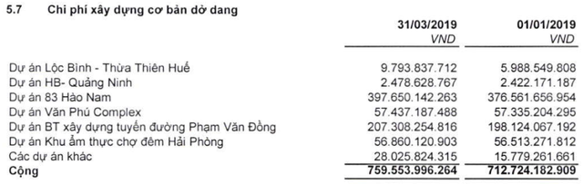 Nhiều dự án chưa bàn giao, Văn Phú Invest (VPI) báo lãi hơn 2 tỷ đồng trong quý 1 - Ảnh 2.