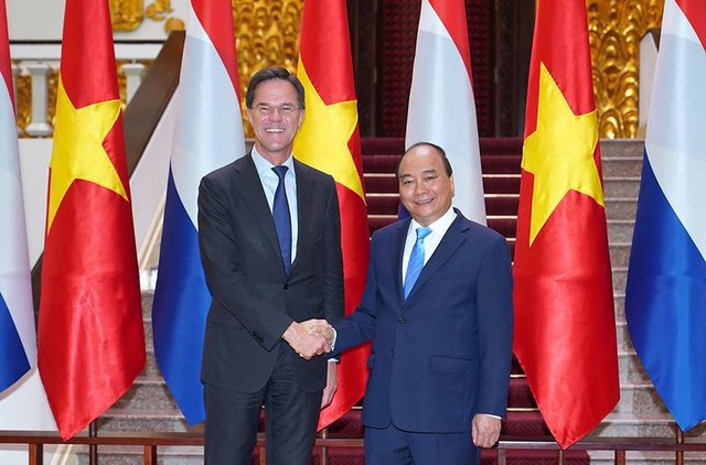 Toàn cảnh lễ đón Thủ tướng Hà Lan Mar Rutte thăm Việt Nam - Ảnh 4.
