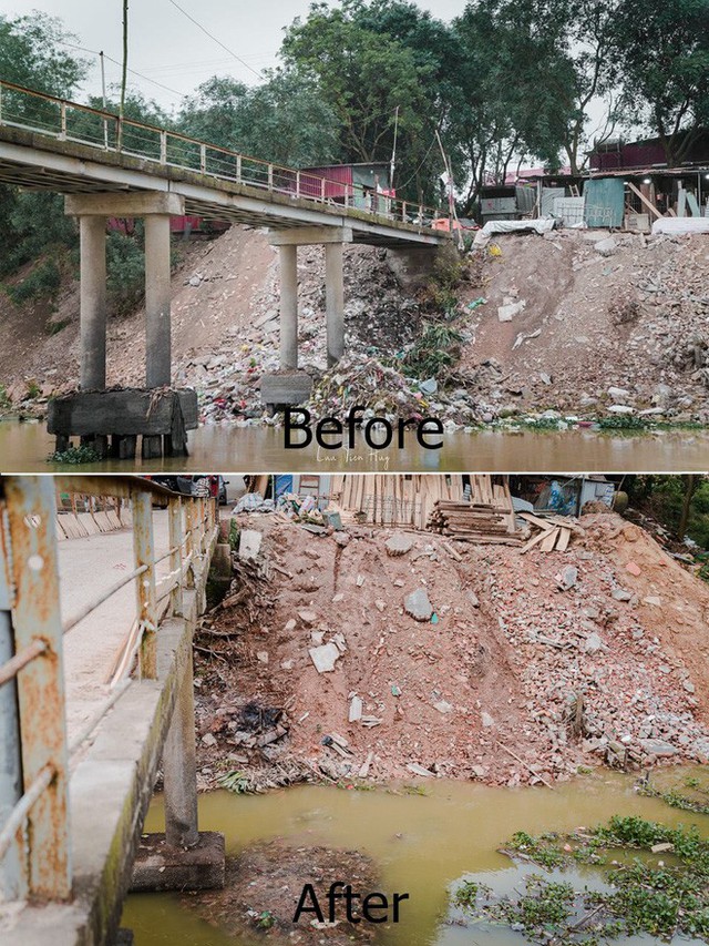Chuyện đau đầu của Thử thách dọn rác: Bục mặt 4 tiếng dọn sạch chân cầu Xuân Lai, đến chiều người dân lại... vứt rác - Ảnh 5.