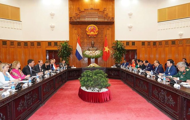 Toàn cảnh lễ đón Thủ tướng Hà Lan Mar Rutte thăm Việt Nam - Ảnh 5.