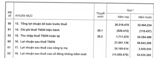 Hoàng Anh Gia Lai (HAG): Doanh thu quý 1 đạt 410 tỷ đồng, hoàn thành 8% kế hoạch năm - Ảnh 2.