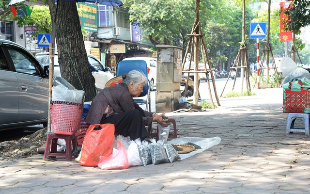 Phơi mình mưu sinh giữa cái nắng đổ lửa 40 độ C ở Hà Nội - Ảnh 5.