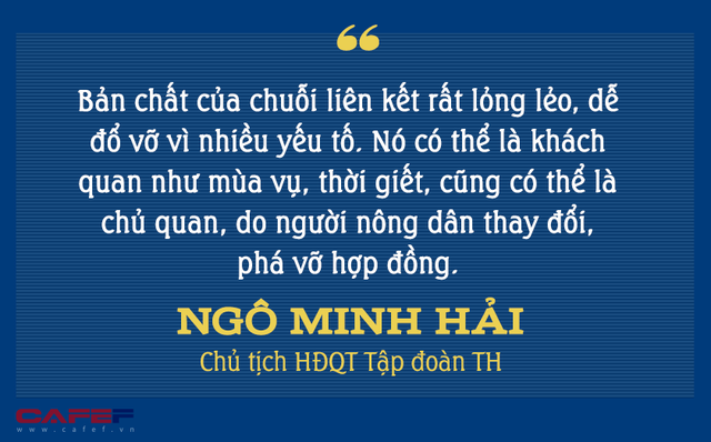 Chủ tịch HĐQT Tập đoàn TH chia sẻ bài học xương máu để giải quyết bài toán khó về liên kết theo chuỗi - Ảnh 1.