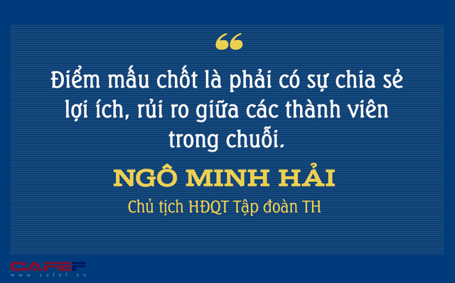 Chủ tịch HĐQT Tập đoàn TH chia sẻ bài học xương máu để giải quyết bài toán khó về liên kết theo chuỗi - Ảnh 2.