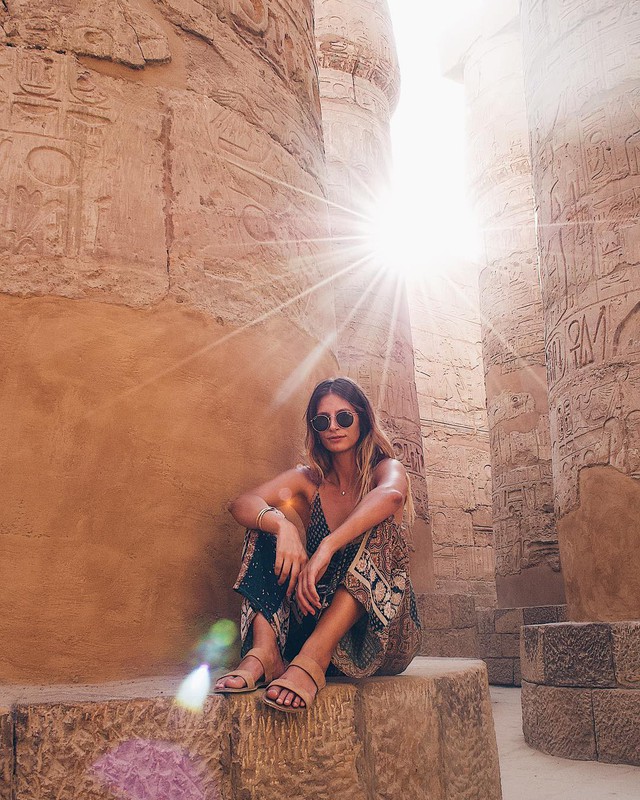 Đền Karnak: Bảo tàng ngoài trời lớn nhất thế giới, khiến giới blogger du lịch mê mẩn khi đặt chân đến Ai Cập - Ảnh 4.