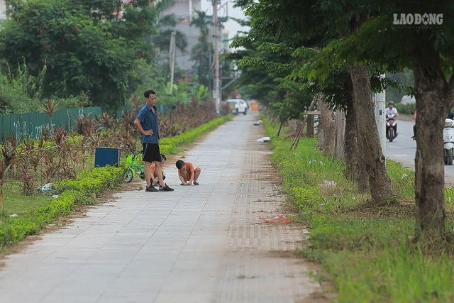 Anh Lưu Trung Sơn (một người dân thường tập thể dục tại đây) chia sẻ: “Tôi vẫn thấy có công nhân vệ sinh dọn cỏ, tuy nhiên con đường này vẫn rất lem nhem. Với mức vốn đầu tư lớn như vậy tôi nghĩ nó phải đẹp hơn“.