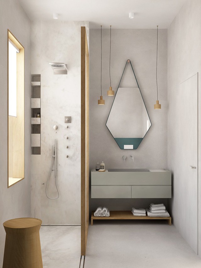 Mẫu phòng tắm đẹp hiện đại, phong cách - Ảnh 9.
