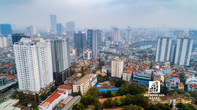 Rừng cao ốc chung cư dọc tuyến metro Cát Linh - Hà Đông nhìn từ trên cao - Ảnh 8.
