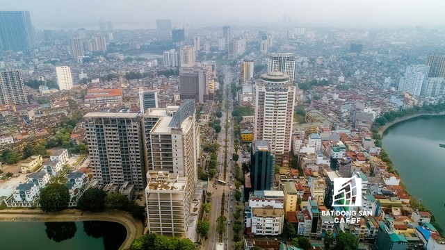 Rừng cao ốc chung cư dọc tuyến metro Cát Linh - Hà Đông nhìn từ trên cao - Ảnh 14.