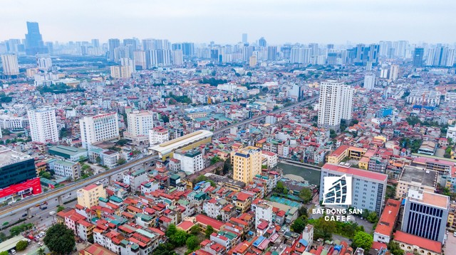 Rừng cao ốc chung cư dọc tuyến metro Cát Linh - Hà Đông nhìn từ trên cao - Ảnh 26.