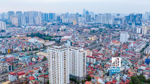 Rừng cao ốc chung cư dọc tuyến metro Cát Linh - Hà Đông nhìn từ trên cao - Ảnh 25.