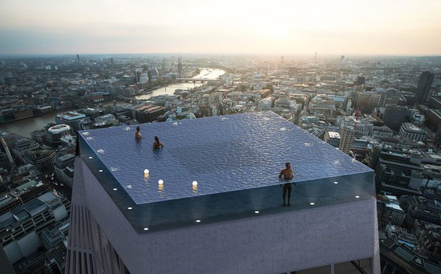 Không phải Dubai hay Singapore, London mới là nơi sở hữu bể bơi vô cực 360 độ đầu tiên trên thế giới - Ảnh 1.