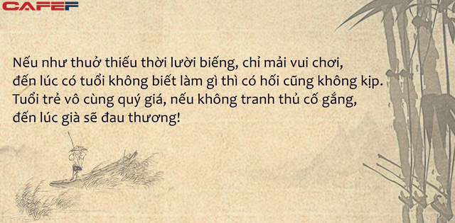 Mỗi ngày đều lười biếng không chịu tích lũy thêm kiến thức mới, đến lúc cần dùng có hối hận cũng không kịp: Tể tướng Bắc Tống Khấu Chuẩn bàn về sáu điều hối hận của đời người - Ảnh 1.