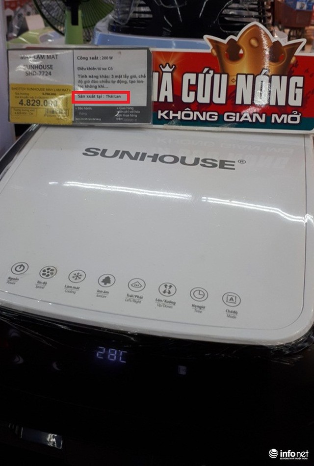 Xuất xứ TQ, thương hiệu Hàn Quốc, hàng VN chất lượng cao: Sunhouse của nước nào? - Ảnh 2.