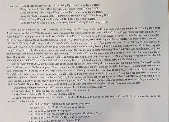 Hàng trăm SV ĐH Điện lực bị nghi được nâng điểm, cấp khống bằng tốt nghiệp - Ảnh 1.