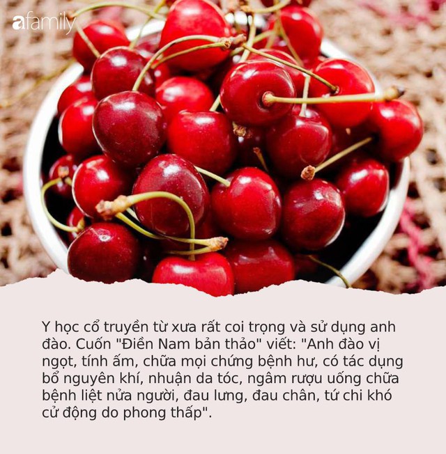 Cherry “đắt xắt ra miếng”, nếu biết hết tác dụng vi diệu của quả này dám cá nhiều người sẽ không tiếc tiền mua ăn - Ảnh 4.