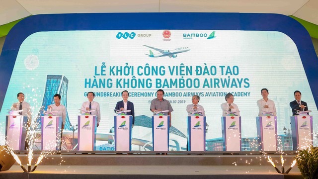 Chính thức khởi công xây dựng Viện đào tạo Hàng không Bamboo Airways  - Ảnh 1.
