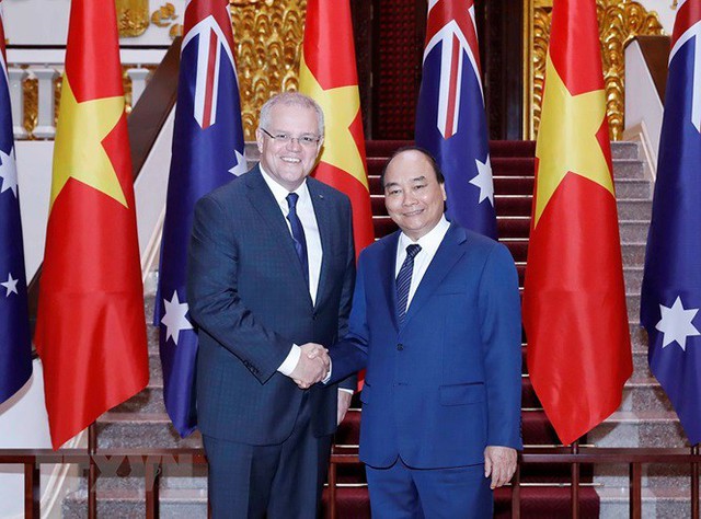 Thủ tướng đón, hội đàm với Thủ tướng Australia Scott Morrison - Ảnh 11.