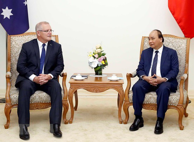 Thủ tướng đón, hội đàm với Thủ tướng Australia Scott Morrison - Ảnh 12.
