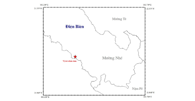 Động đất 2,8 độ richter khiến nhiều nhà dân ở Điện Biên rung lắc - Ảnh 1.