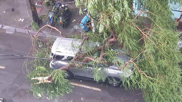  Mưa giông dữ dội từ cuối chiều ở Hà Nội, 1 nam thanh niên bị cây si đổ trúng tử vong - Ảnh 17.