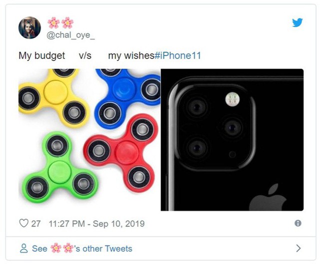 Vừa ra mắt, iPhone 11 đã bị chế nhạo là giống fidget spinner, quả dừa, bóng bowling, thậm chí là cả bếp từ - Ảnh 1.