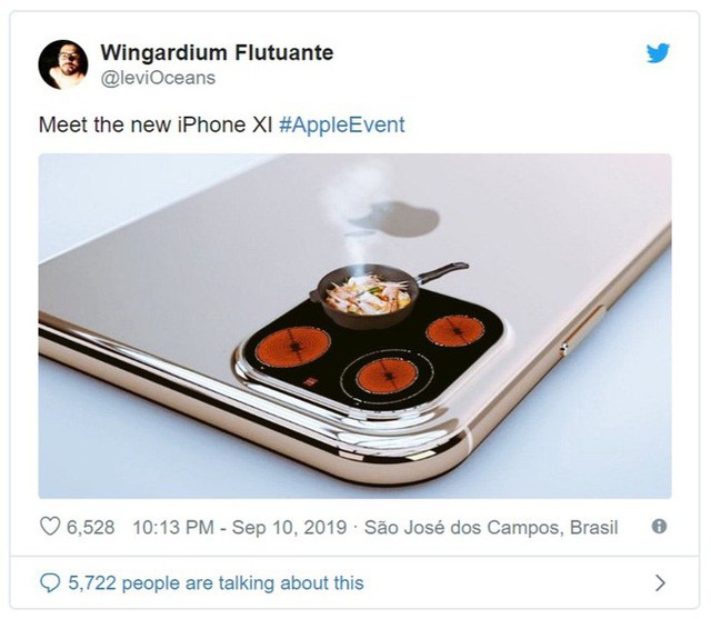 Vừa ra mắt, iPhone 11 đã bị chế nhạo là giống fidget spinner, quả dừa, bóng bowling, thậm chí là cả bếp từ - Ảnh 2.