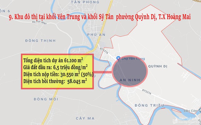 Nghệ An: Chi tiết 11 khu vực lớn dự kiến đấu giá đất ở - Ảnh 9.