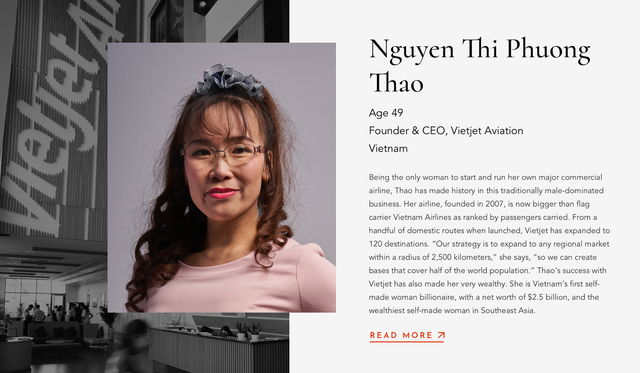 CEO Vietjet và Nutifood lọt top nữ doanh nhân quyền lực châu Á năm 2019 - Ảnh 1.