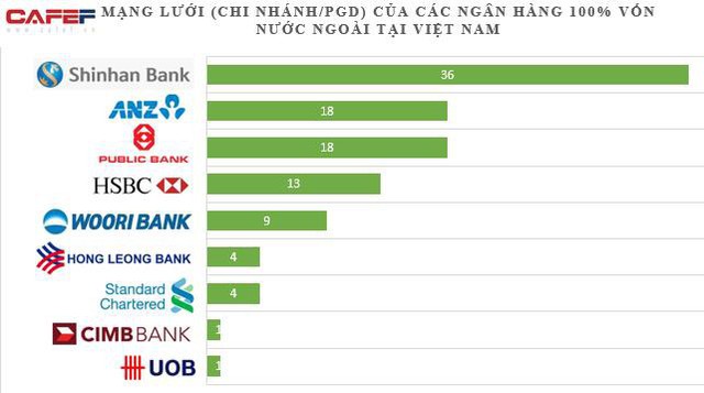 Ngân hàng nước ngoài nào sở hữu mạng lưới lớn nhất tại Việt Nam? - Ảnh 1.