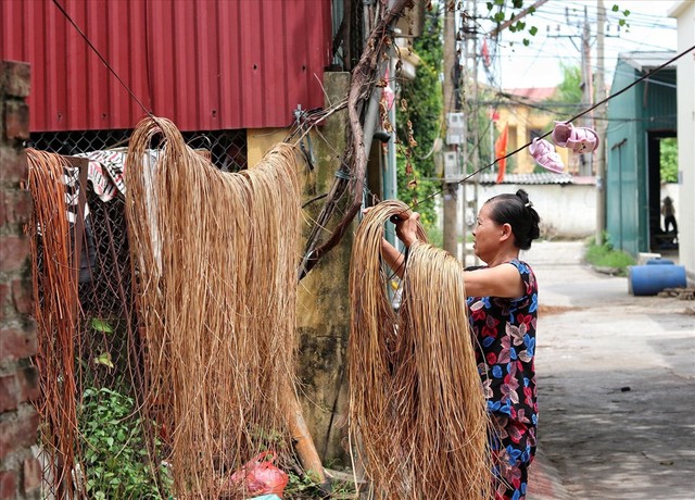 Ghé thăm làng biến cỏ dại thành sản phẩm nổi tiếng hơn 400 năm ở Hà Nội - Ảnh 2.