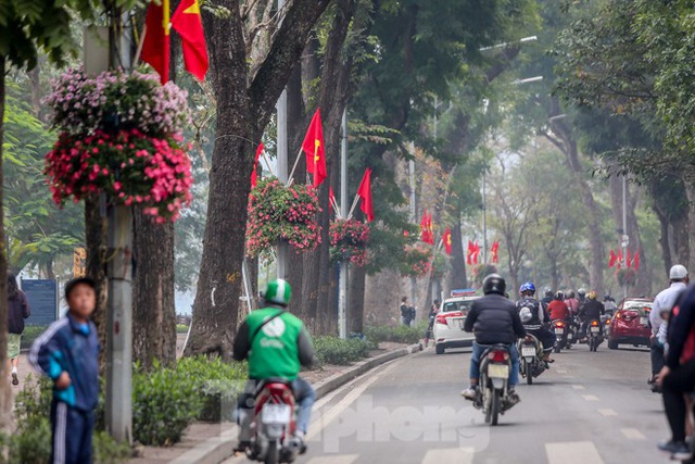 Đường phố Hà Nội trang hoàng đón Tết Canh Tý 2020 - Ảnh 13.