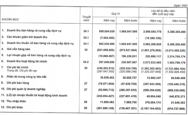 Tái cấu trúc quyết liệt, Hoàng Anh Gia Lai tiếp tục báo lỗ sau thuế hơn 1.609 tỷ đồng trong năm 2019 - Ảnh 1.