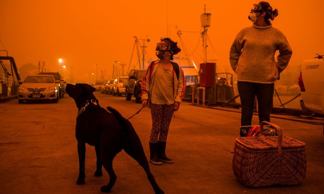 Hành trình trốn chạy của gia đình Úc khỏi cháy rừng: Rời bỏ thị trấn “Địa đàng”, gói ghém đồ đạc lên xe và thuyền lang thang vô định - Ảnh 5.