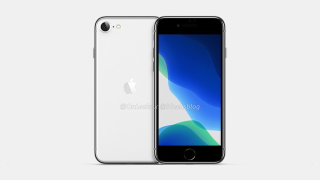 iPhone SE 2 (iPhone 9) lộ ảnh render: Thiết kế giống iPhone 8, mặt lưng kính nhám - Ảnh 1.