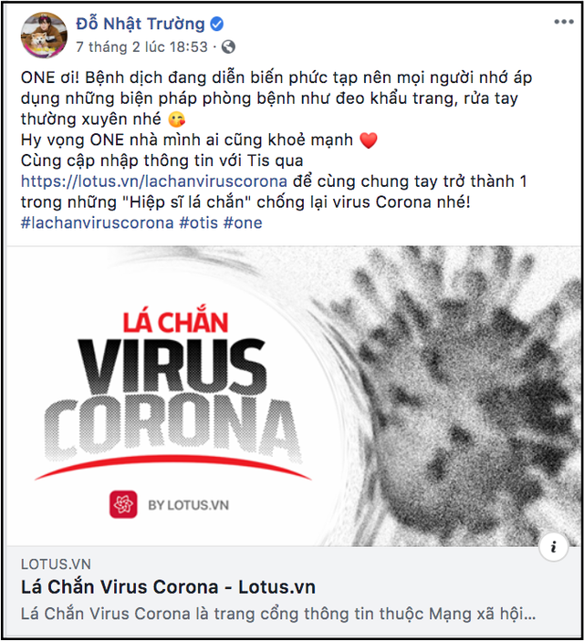 Sao Vbiz cùng đông đảo KOLs đồng loạt hưởng ứng chiến dịch “Lá chắn virus corona”: Bảo vệ mình và xã hội đang là việc làm cấp thiết - Ảnh 10.