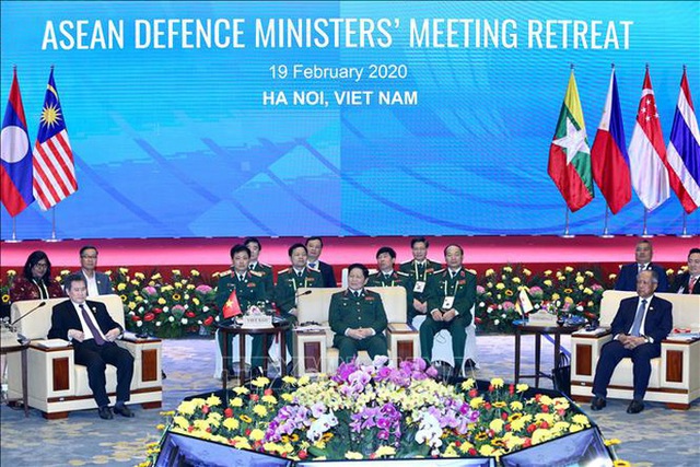  Chùm ảnh khai mạc Hội nghị hẹp Bộ trưởng Quốc phòng ASEAN tại Hà Nội  - Ảnh 10.